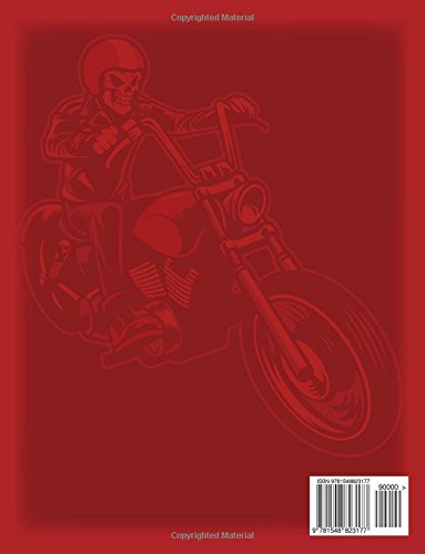 Motorcycle Adult Coloring Book: A Biker Coloring Book Designs