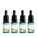 Produktbild Premium Bio Hanföl - zu 100% natürliches Hanföl Tropen mit 10 ml Inhalt - Voll-Spektrum Hanf Öl - Made in Germany - 4 Flaschen