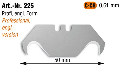 BRÜCK Hakenklinge Set 30 x Klinge plus Alu Sicherheits-Cutter, 225 ( CR ) - 2