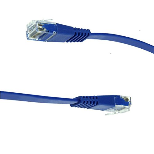 0,3m – 1 Stück 1000 Mbit/s Gigabit Lan | Flach | Slim | Patchkabel | Verlegekabel Multi Kabel Flach Cat6 RJ45 Snagless Netzwerk Ethernet-Patchkabel Everlasting & höchst zuverlässig Cat6-Ethernet-Kabel unterstützt bis zu 550 MHz und ist am besten für Fast Ethernet, Gigabit Ethernet und 11-Gigabit-Ethernet - 6