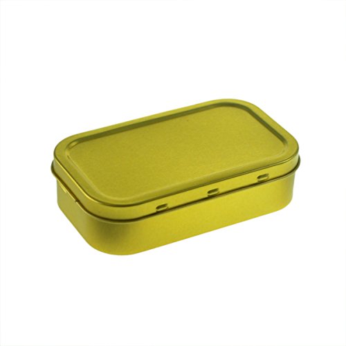 Preisvergleich Produktbild Smoking Accessories - Tobacco Tin tibl1oz - 1 oz blanko Gold Tabakdose