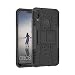 Produktbild SERARY Huawei P20 Lite Hülle, Handytasche Schutzhülle Dual Layer Hybrid Handyhülle Drop Resistance Handys Schutz Hülle mit Ständer Handys Schutz Hülle mit Anti-Kratz (Schwarz)