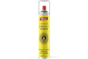 Remi Hogar Spray Insecticida Avispas 750 ml | Aerosol para avispas y avispones | 5 metros Largo alcance | Insecticida avispa asiática y otros insectos voladores | Eficacia inmediata