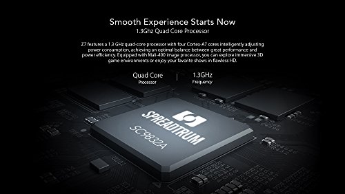 4G Smartphone, Leagoo Z7 Handy 5,0 Zoll FWVGA Display Dreifachkameras RAM 1GB+ ROM 8GB, 32GB Erweiterbar, Quad-Core 1.3GHz Android 7.0 3000mAh Akku GÃ¼nstiger Preis Geschenk zum Muttertag (Schwarz)