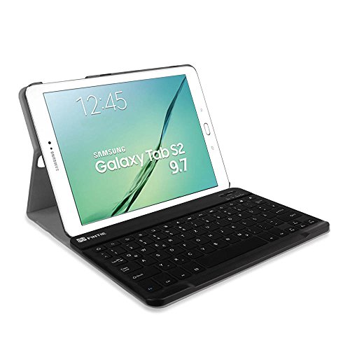Fintie Blade X1 Samsung Galaxy Tab S2 9.7 Bluetooth Tastatur Hülle Keyboard Case – Ultradünn leicht SmartShell Ständer Schutzhülle mit magnetisch abnehmbar drahtloser Bluetooth Tastatur für Samsung Galaxy Tab S2 T810N / T815N / T813N / T819N 24,6 cm (9,7 Zoll) Tablet, Schwarz - 8