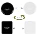 Produktbild Tianhaixing Gel-Pads Telefonhalter, Nano Rubber Waschbar Rutschfeste Sticky Gel-Pads, Multifunktions-Autotelefonhalter Armaturenbrett Anti-Slip-Pads für Handy - 12 Stück