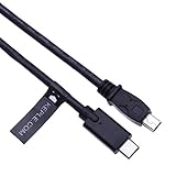 Umkehrbares USB-C-zu-Mini-USB-Kabel für häufiges An- und Abstecken und Abstecken - Stabil und vollständig geschirmt für hervorragende Übertragungsleistung und Schutz vor EMI/RFI-Interferenzen.