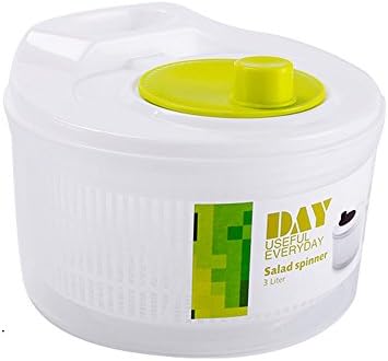 Salad Spinner with strong Holder and Big Bowl(3L,Green)