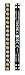Produktbild Mikro LED-Streifen 16 x APA102 2020 ( 2x2mm LED)