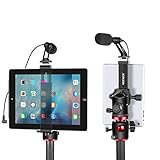 COMPATIBLE: Compatible con iPad Mini, iPad 2/3/4, iPad Air/Air2, iPad Pro, Samsung Tab 7.0 series soportes y otras tabletas con una longitud de 6,3-9,25 pulgadas