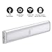 Produktbild B-Redder Wiederaufladbar Innenbeleuchtung 10 LED Automatische Lichtleiste Bewegungsmelder Infrarot-Lichterfassung Lampe mit USB Kabel Magnetische Stick-on Drahtlose weiße Beleuchtung Lampenstreifen Nachtlicht für Schrank, Kleiderschrank, Küche, Treppenhaus, Flur, unter Schränke, Schränke, Schlafzimmer, Bäder(Weiß)