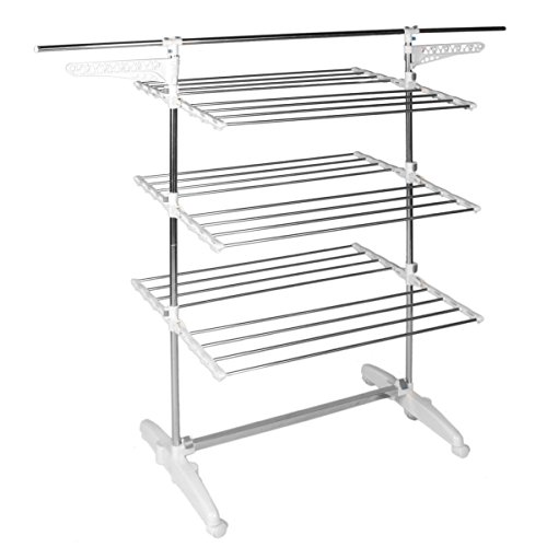 Wäscheständer Wäschetrockner Flügelwäschtrockner Luxus Wäscheturm XXL Tower klappbar für große Familien