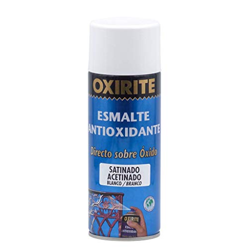 Xylazel - Esmalte metal oxirite spray satinado 400ml blanco