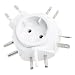 Produktbild LogiLink PA0054 Typ C (Europlug) Universal weiß Netzteil für Steckdose