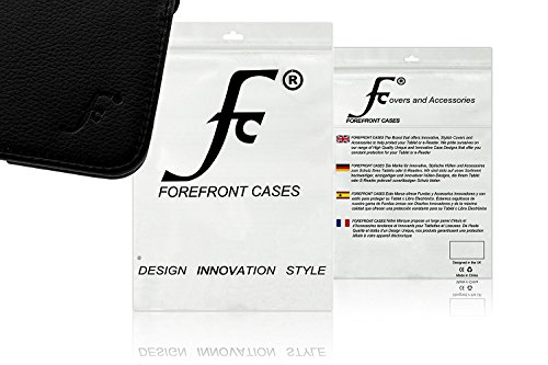 ForeFront Cases® Neue Leder Drehbar Hülle / Tasche / Case / Cover für Samsung Galaxy Tab 4 10.1 T530 – Rundum-Geräteschutz und intelligente Auto-Sleep-Wake-Funktion mit 3-JAHRES-GARANTIE VON FOREFRONT CASES – inkl. Eingabestift und Displayschutz - 7