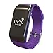 Lucoo Fashion Smart Watch Heart Rate Monitor Pedometer Fitness Wristband Bracelet (Purple) RS.5649.00