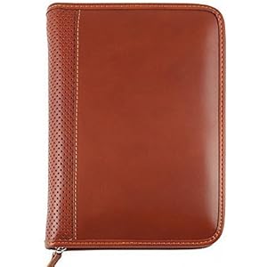 ELEGANT Echtes Leder Tagebuch - cm 15x21 / 17x24 - täglich oder wöchentlich - hellbraun-Handmade in Italy