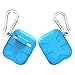 Produktbild Wanshop Mini Kopfhörer Tasche mit Schnalle, Schutzhülle Airpod Case Airpods Case Hülle Silikonhülle Abdeckung Haut perfekt Passt Hülle (Blau)