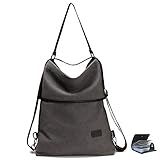 handtasche rucksack leder schwarz 【Multi-Funktionen】Cabrio Tasche Hobo Bag, Handtasche, Umhängetasche, Rucksack, Geldbörse und so weiter;
