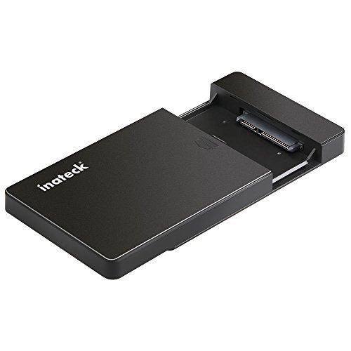 Inateck USB 3.0 Externes 2,5 Zoll Festplattengehäuse für 9.5mm 7mm 2.5 Zoll SATA-I, SATA-II, SATA-III, SATA SSD und HDD, Unterstützt UASP - 2