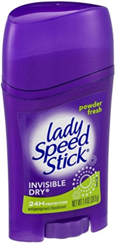 Lady Speed Stick Deodorant 1.4oz Powder Fresh Invisible Dry (3 Pack)