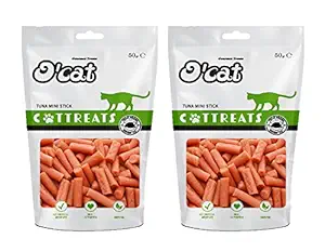 O'Cat Tuna Mini Stick Snacks 50 GMS ( Pack of 2 )