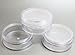 5x 20mL EMPTY CLEAR PLASTIC JARS POTS with SIFTER For Cosmetics/Powder/Bare Minerals/Blusher/Foundation