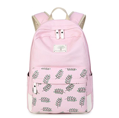 Preisvergleich Produktbild Sucastle Beiläufige Retro europäische Multifunktionsmänner Damen-Tasche Leinwand rosa 43x30x14cm