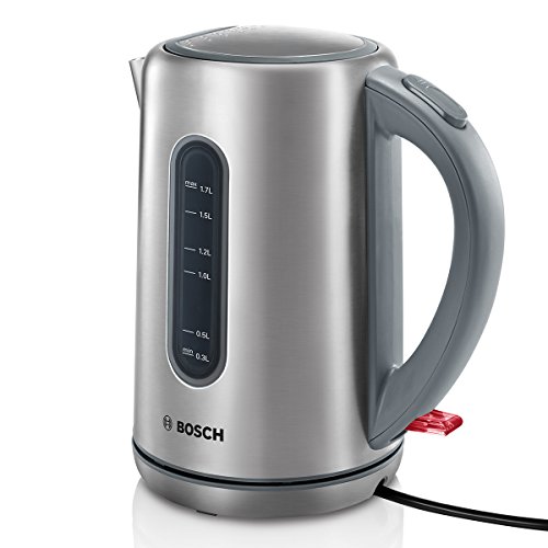 Bosch TWK7901 Wasserkocher, Dampfstopp-Automatik, entnehmen Kalkfilter, 2200 W, edelstahl / hellgrau - 3