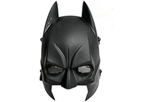 ATAIRSOFT WorldShopping4U, maschera per softair di Batman, maschera di protezione a metà volto, per cosplay