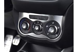 AUTOCOVR Copertura In Acciaio per Alfa_Romeo MITO - 1 Pezzo Comandi climatizzatore Targa Inox Metallo Spazzolato Interni Fatto Su Misura Decorazioni Tuning Accessori