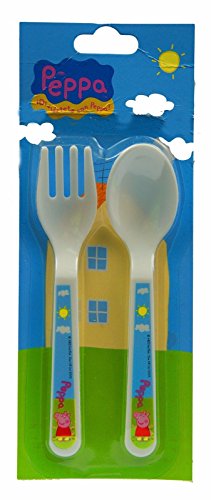 Peppa Pig y George Kinder bolsa de almuerzo con el kit  perfecto para pre-Ni  os  con licencia oficial  BLUE 