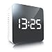 Produktbild CSL - LED Wecker digital | Reisewecker inkl Temperaturanzeige / Alarmwecker | Spiegelwecker | Innen-Temperaturanzeige | Schlummerfunktion | 12-/24-h-Format | Nachtmodus | 2x Helligkeitsstufen | Intuitive Tasten-Bedienung | grau