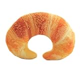 Samgoo Emoji Croissants shape Nackenkissen U-förmigen Kissen Plüsch Gefüllte Stuhlkissen Spielzeug Geschenk