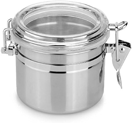 91Love Home Stainless Steel Airtight Sealed Canister Nut Milk Powder Container Candy Jar Tea Canister Coffee Pot Kitchen Food Container