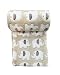 Baby Fleece 75x100cm Pram/Moses Blanket - Cream Elephant print