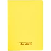 Meteksan Notes 17x24 cm Karton Kapaklı İplik Dikişli Defter, 32 Yaprak, D&uuml;z, Sarı