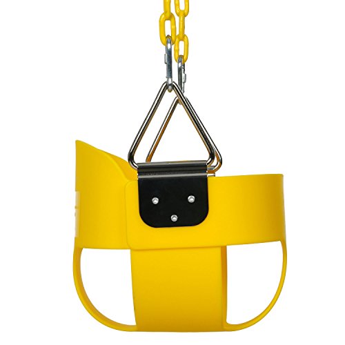 Ancheer High Back Toddler Swing Heavy-Duty Full Bucket Seat with Coated Swing Chains Fully Assembled reviews Ancheer High Back Toddler Swing Heavy-Duty Full Bucket Seat with Coated Swing Chains Fully Assembled