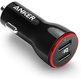 Anker PowerDrive 2 Auto Ladegerät 24W / 4.8A 2-Port USB Kfz Ladegerät für iPhone 6 / 6 Plus, iPad Air 2 / mini 3, Galaxy S6 / S6 Edge und weitere (Schwarz)