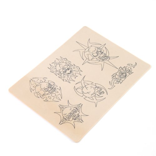 Skull Tattoo Practice Skin 8" x 6"