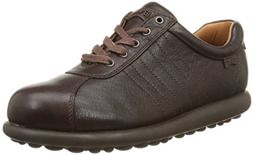Camper Pelotas Ariel, Zapatos de cordones para mujer, Marrón (Dark brown), 39 EU