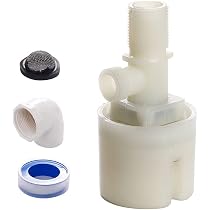 Vanne à Flotteur Automatique 3/4 Pouce - Contrôle Niveau D'eau Pour Réservoirs, Aquariums, Piscines - En Plastique, Pression 1-10 Kg - Remplissage Et Arrêt Automatique