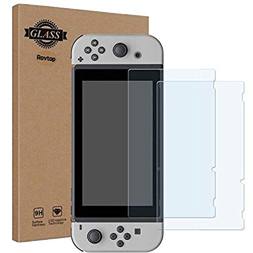 Preisvergleich Produktbild GallopHarsou Schutzfolie für Switch Panzerglas Displayschutzfolie Glas Folie 9H Härte Perfekt für Switch 2017 2 Stück