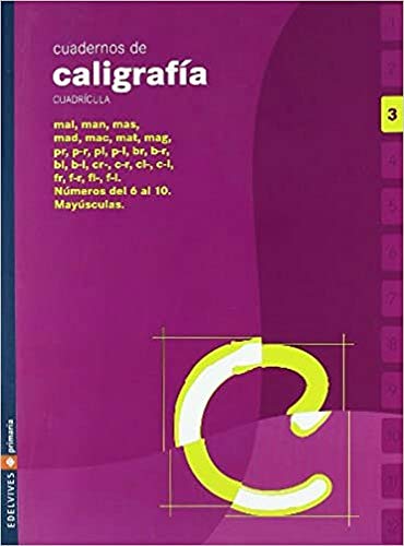 Cuaderno de caligrafia 3 Cuadricula (Primaria)