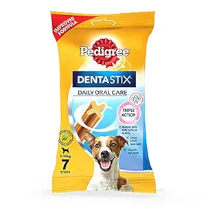 Pedigree Adult Dog Food ?Gravy Chicken & Liver Chunks, 1.2kg (80 g X 15 Pouch's)?with Dentastix ?Oral Care Small Breed, 440 g (28 Stick) Combo Pack