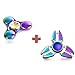 Produktbild 2 Packung Fidget Spinner Spielzeug,UiDor Ultra Durable Edelstahl Lager High Speed Spiner, Precision Metal Hand Spinner, Fokus Angst Stress Relief Langeweile Töten Zeit Spielzeug