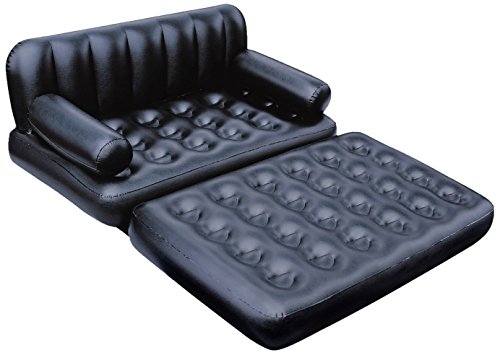 Bestway Karmax Three Seater Sofa Cum Bed (Black)