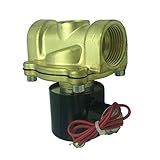 Medium: Luft, Wasser, Diesel F Fityle Elektrisches Wasserventil Magnetventil Elektroventil, Automatisch oder per Fernsteuerung Funktionieren, ca. 1 Zoll - AC220V