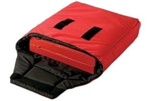 Italinox Insulated Pizza Delivery Bag, Polyester, 19" x 17" x 5". Capable of Carrying 4 Large Pizza's. Ideal for Any Pizza Delivery Shop & Fast Food Delivery Service