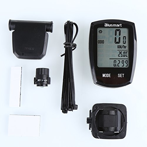 Fahrradcomputer , Blusmart Wireless-Zyklus-Computer-wasserdichte automatische Wake-up Große LCD-Hintergrundbeleuchtung Motion Sensor Outdoor Radfahren Echtzeit Speed Track - 7